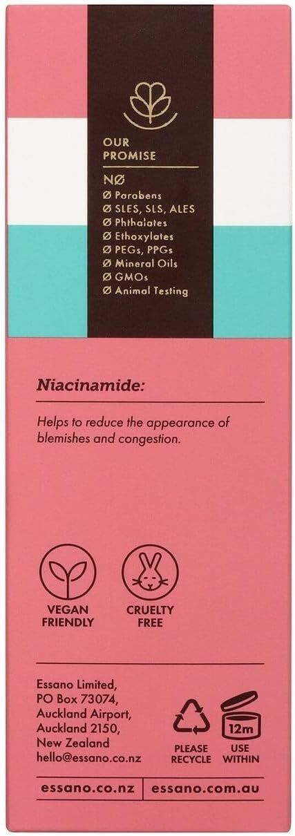 Essano Niacinamide Oil Control Face Moisturiser 75ml V563-9421008706465