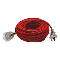 Wurth 10 Meter Extension Lead Cable Cord with 1 Outlet V563-969940212