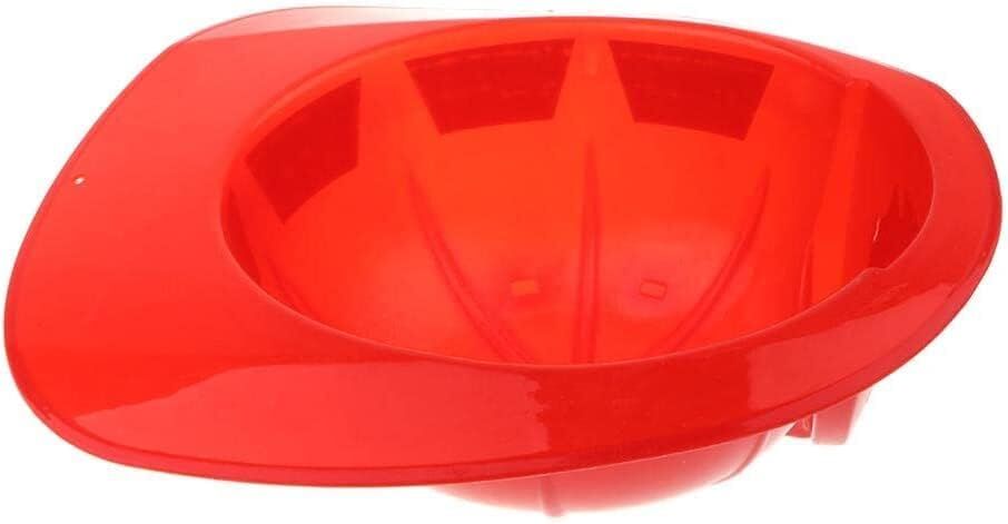 KIDS FIREMAN HAT Firemans Helmet Costume Dress Up Party Red Plastic Halloween Cap V563-9868686161016-1PC