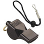 Fox 40 Classic Whistle Outdoor Safety Sports Referee Football Soccer - Black V563-9901-0008