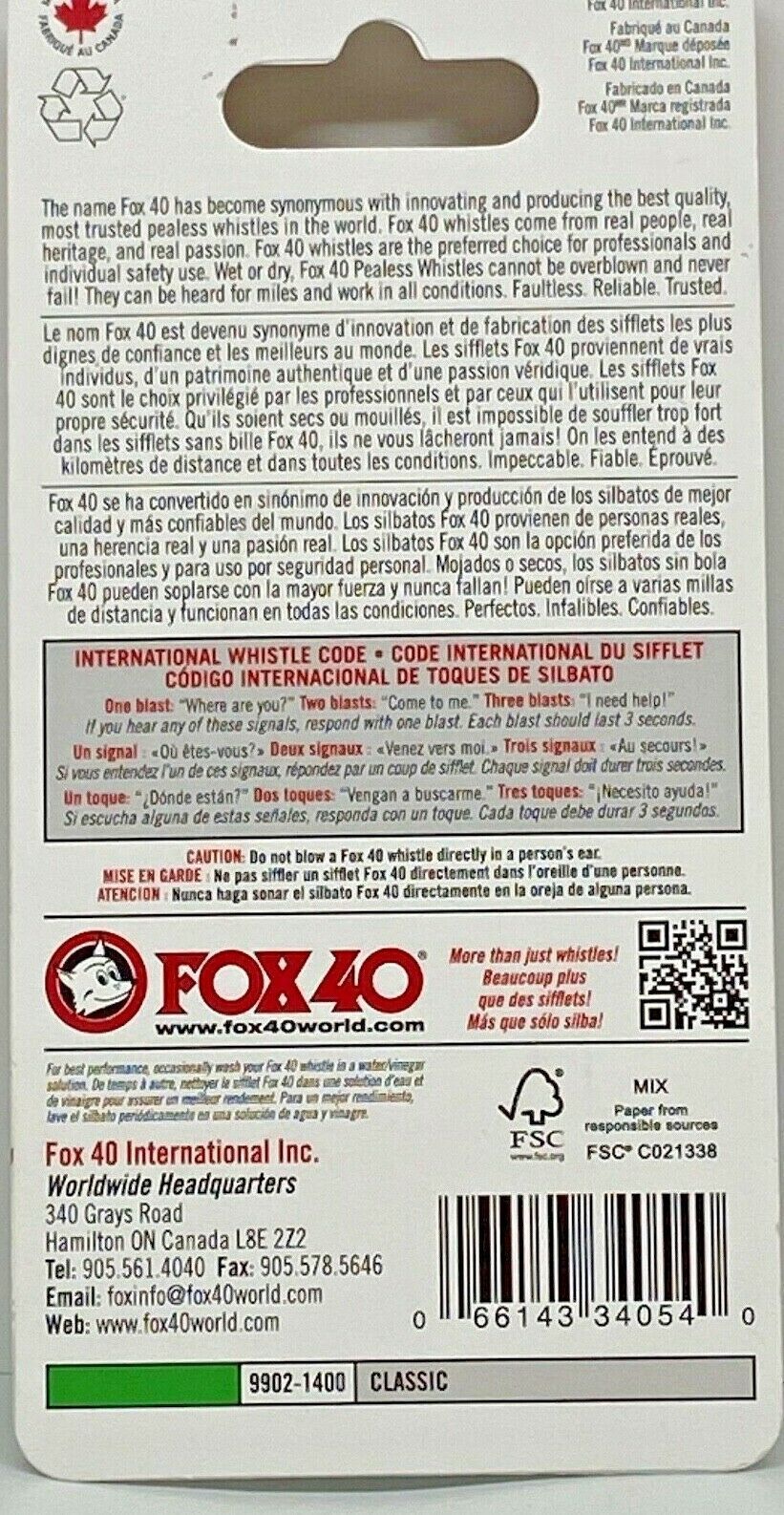 Fox 40 Classic 3 Chamber Whistle Soccer Football Netball Sports Basketball - Green V563-9902-1400