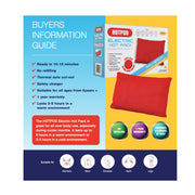 HOTPOD Electric Hot Pack Water Bottle Reheat-able Pillow Pad Sleep Aid - Safety Approved V563-A0007
