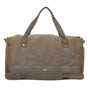 FIB 52cm Canvas Travel Duffle Bag Casual Duffel - Khaki V563-A1205C-KHAKI