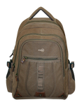 FIB Washed Canvas Backpack Bag in Khaki V563-A1206C-KHAKI