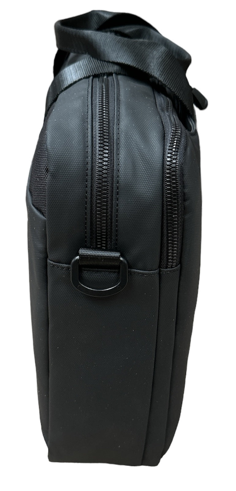15" Futura Laptop Computer Bag Travel Work Messenger Bag w/USB Port - Black V563-A1546R-BLACK