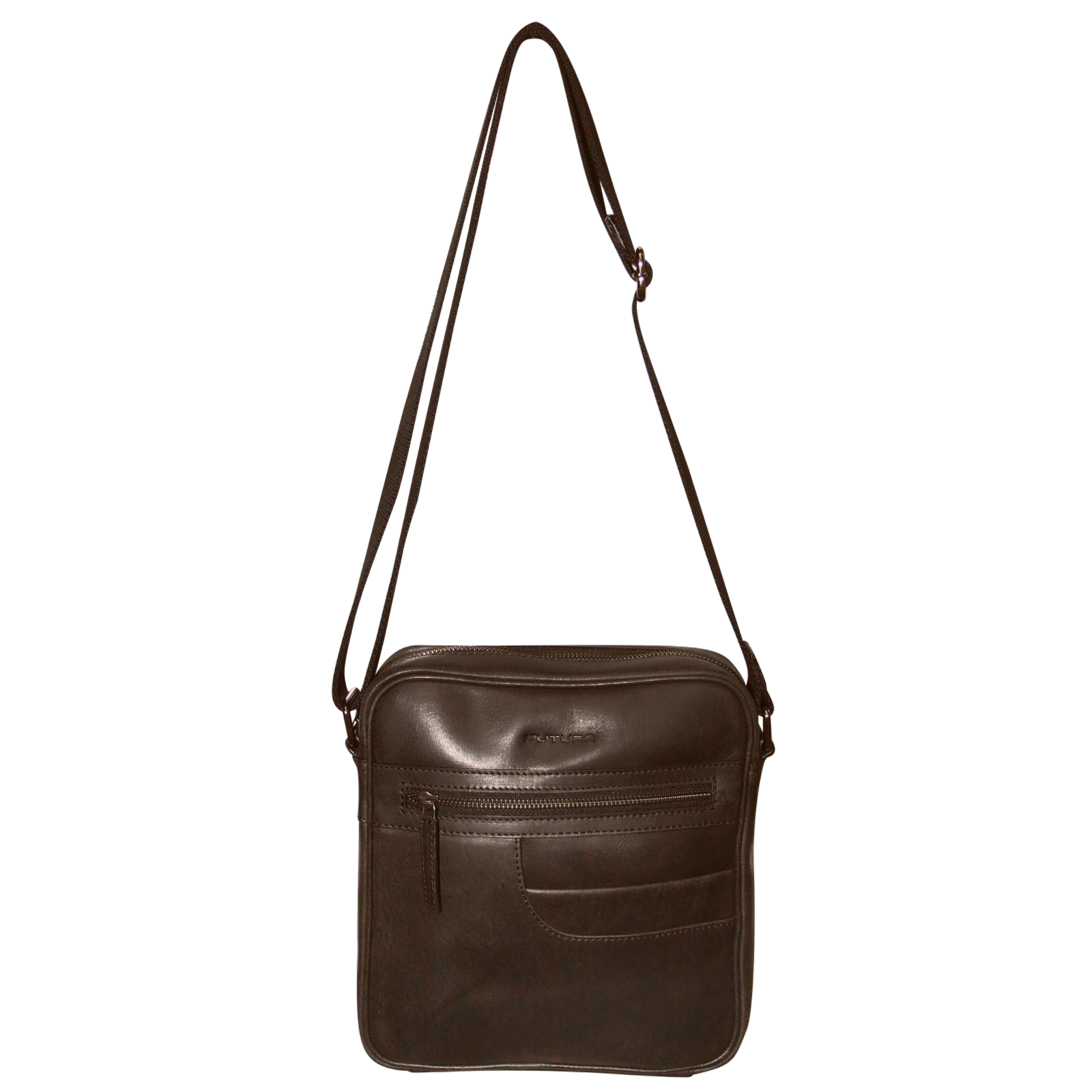 Futura Means Crossbody Bag Adjustable Shoulder Strap Travel Wallet - Brown V563-A1977LBROWN