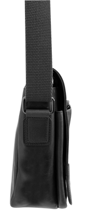 Futura Mens Laptop Messenger Sling Bag School Work Shoulder Strap - Black