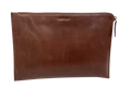 Futura Mens Document Satchel Office Travel College Bag - Brown V563-A1979LBROWN