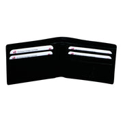FIB RFID Leather Fold Slimline Wallet - Black V563-A1999L-BLACK