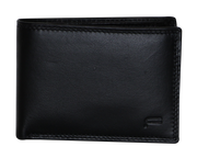 Futura Futura Mens Harrison RFID Genuine Leather Wallet - Black V563-A2008L-BLACK