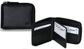 Futura Mens Zip Around Leather Wallet RFID Gift - Black V563-A2012L-BLACK