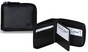Futura Mens Zip Around Leather Wallet RFID Gift - Black V563-A2012L-BLACK