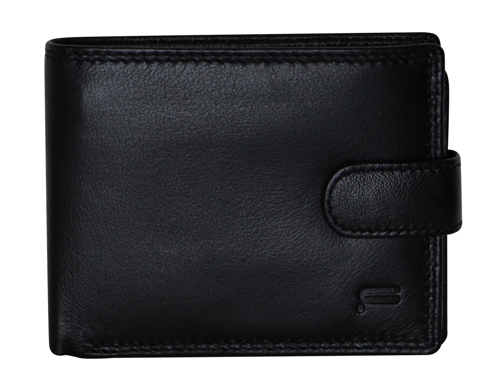 Futura Mens RFID Leather Fold Over Wallet - Black V563-A2013L-BLACK