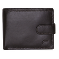 Futura Mens RFID Leather Coin Fold Over Wallet - Brown V563-A2015L-BROWN