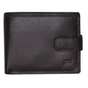 Futura Mens RFID Leather Coin Fold Over Wallet - Brown V563-A2015L-BROWN