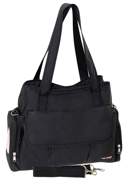 FIB Baby Nappy Bag Diaper Maternity Milk Mummy Changing Travel Tote - Black V563-A311N-BLACK
