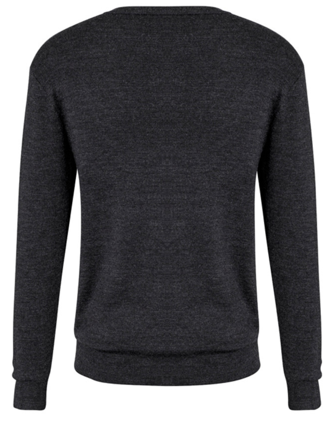 Mens Advatex Varesa Wool Pullover Jumper Cardigan V Neck - Charcoal - L V563-A59520-CHARCOAL-L