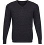 Mens Advatex Varesa Wool Pullover Jumper Cardigan V Neck - Charcoal - M V563-A59520-CHARCOAL-M