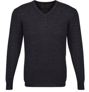 Mens Advatex Varesa Wool Pullover Jumper Cardigan V Neck - Charcoal - M V563-A59520-CHARCOAL-M