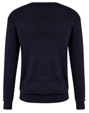 Mens Advatex Varesa Wool Pullover Jumper Cardigan - Navy - L V563-A59520-NAVY-L