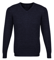 Mens Advatex Varesa Wool Pullover Jumper Cardigan - Navy - M V563-A59520-NAVY-M