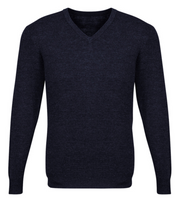 Mens Advatex Varesa Wool Pullover Jumper Cardigan - Navy - S V563-A59520-NAVY-S