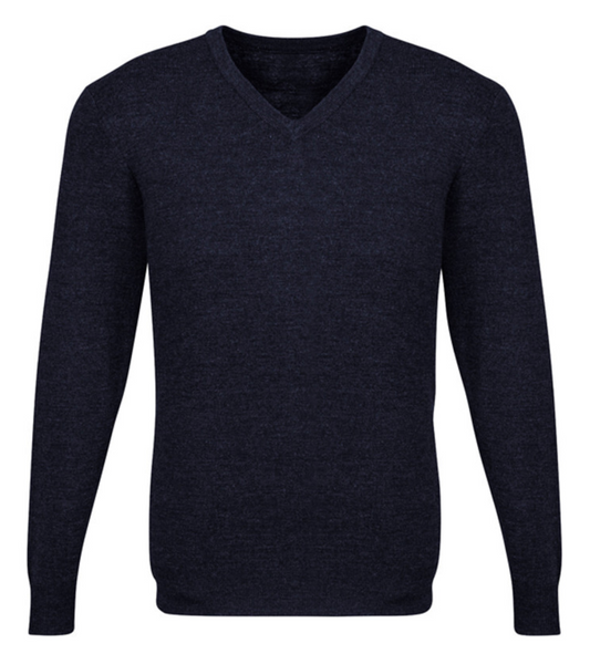 Mens Advatex Varesa Wool Pullover Jumper Cardigan - Navy - S V563-A59520-NAVY-S