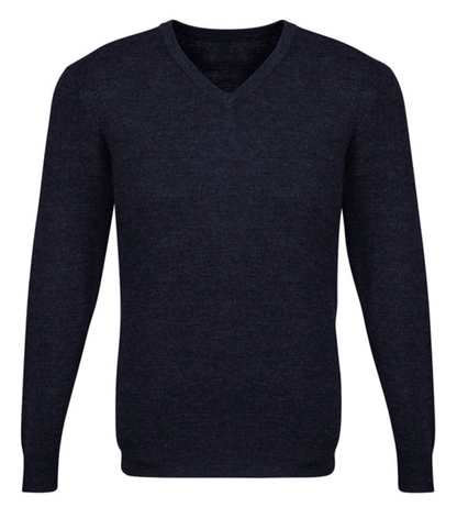 Mens Advatex Varesa Wool Pullover Jumper Cardigan - Navy - S V563-A59520-NAVY-S