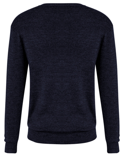 Mens Advatex Varesa Wool Pullover Jumper Cardigan - Navy - XXL V563-A59520-NAVY-XXL