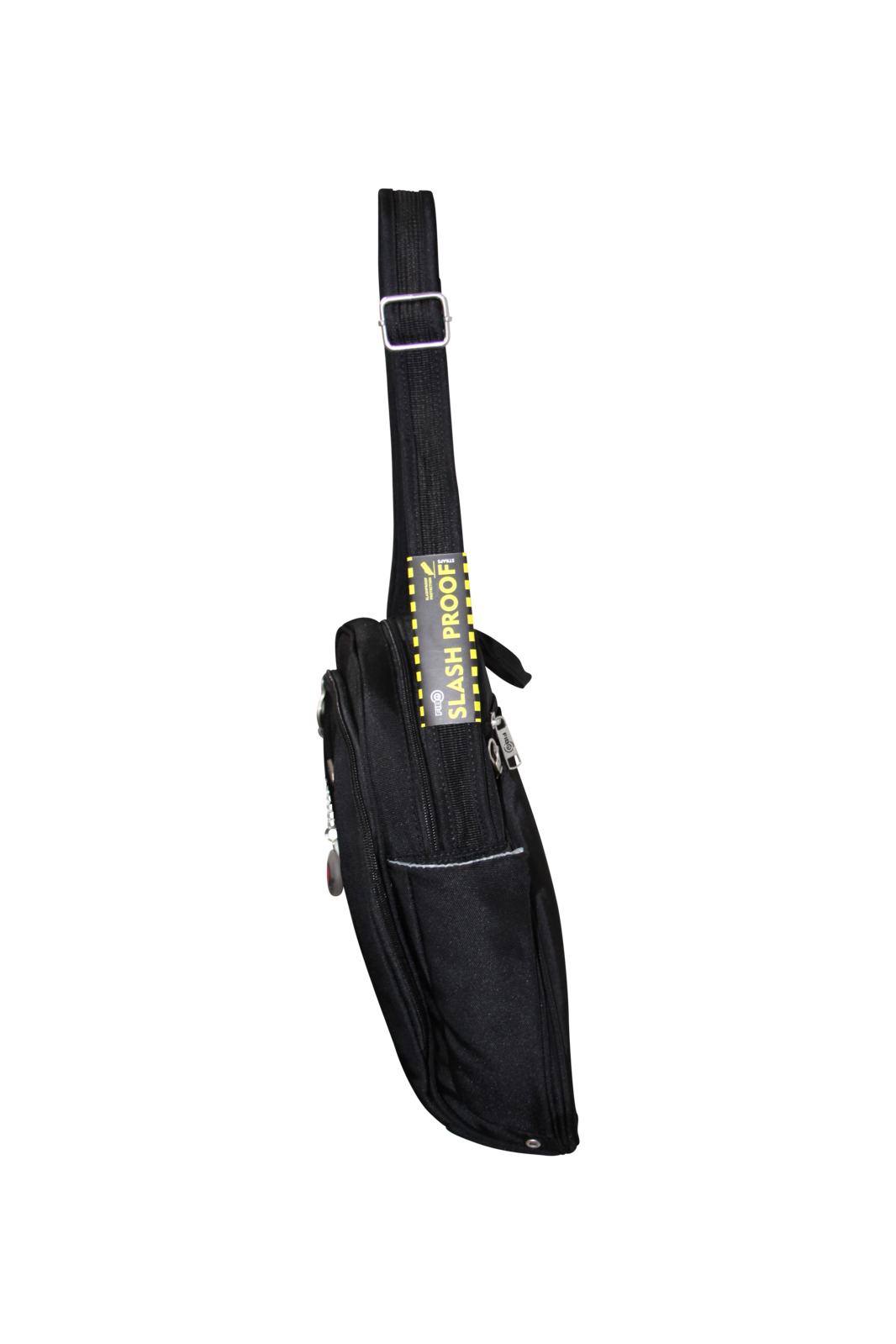 FIB Mens Tablet Crossover Bag Shoulder Strap Travel Wallet - Black V563-A734NBLACK