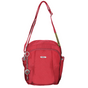 FIB Mens Tablet Crossover Bag Shoulder Strap Crossbody Satchel Travel - Burgundy V563-A734NBURGUNDY