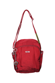 FIB Mens Tablet Crossover Bag Shoulder Strap Crossbody Satchel Travel - Burgundy V563-A734NBURGUNDY