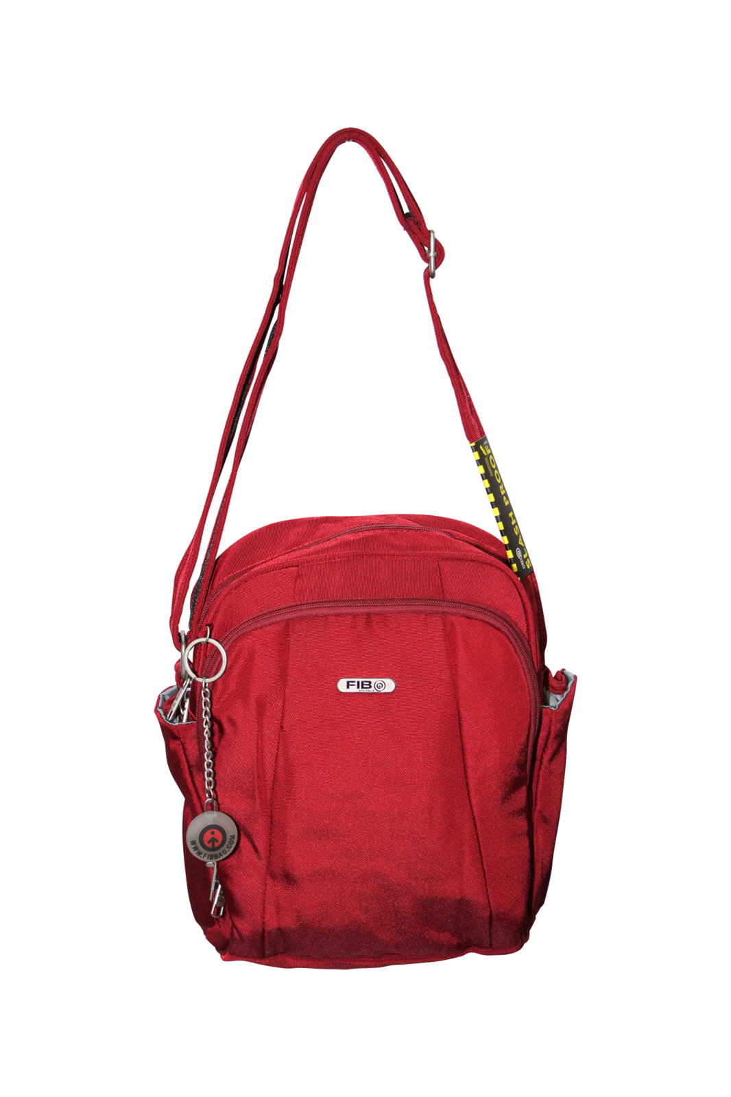 FIB Mens Tablet Crossover Bag Shoulder Strap Crossbody Satchel Travel - Burgundy V563-A734NBURGUNDY