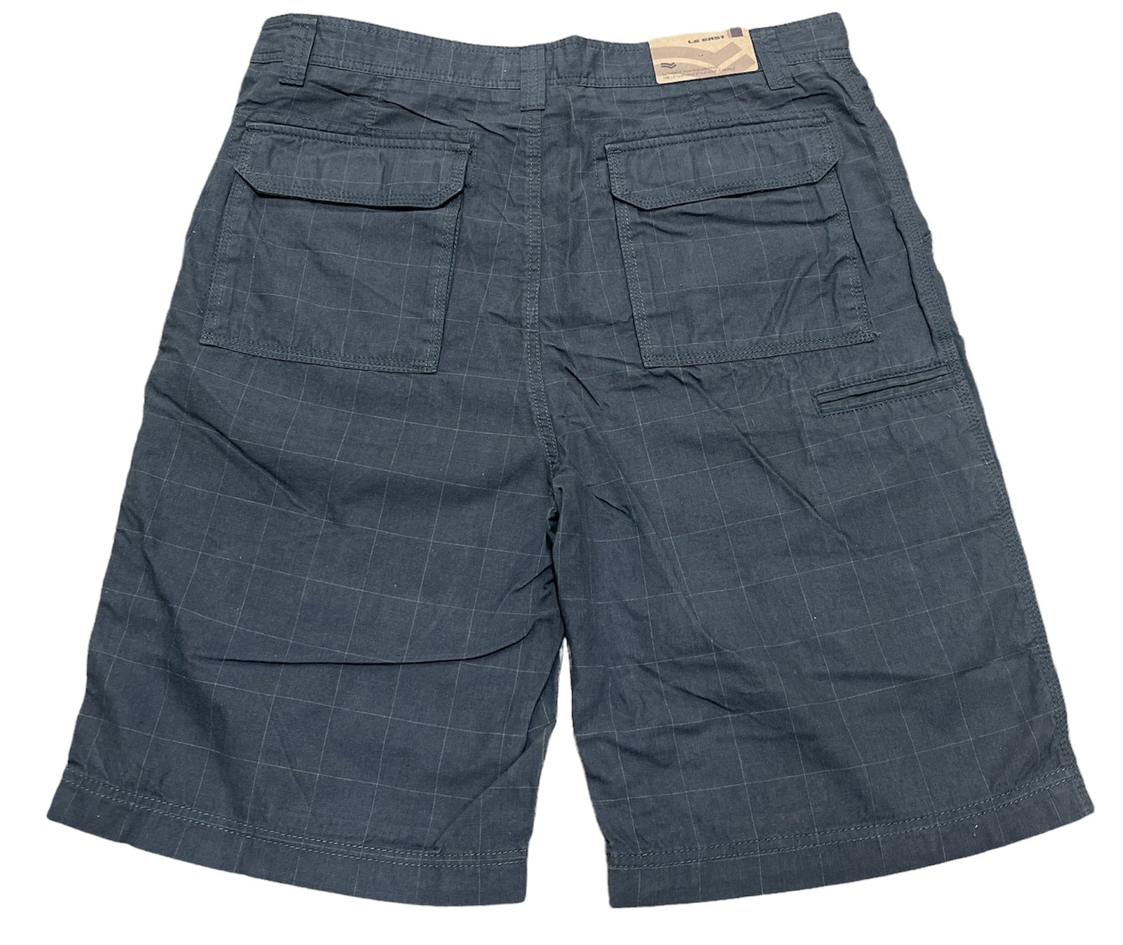 Mens 100% Cotton Summer Shorts - Check Grey - L/34 V563-A842-G_CHECK-L_34