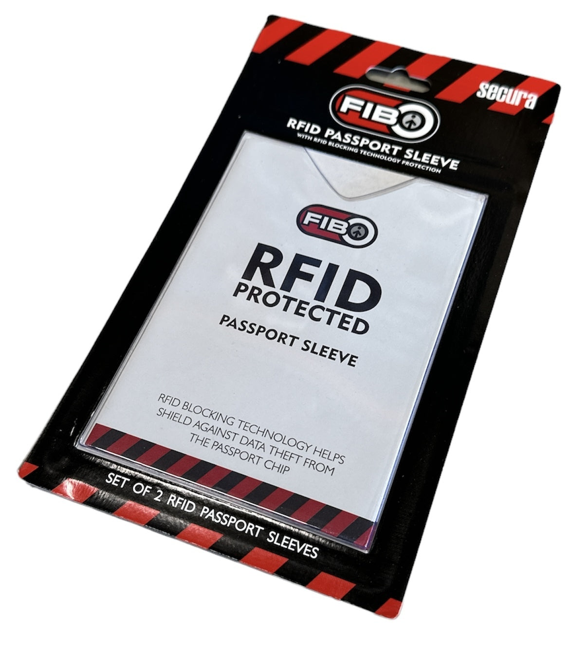 RFID Blocking Sleeve Secure Passport ID Protector Anti Thief Scan - White V563-A966-WHITE