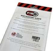 RFID Blocking Sleeve Secure Passport ID Protector Anti Thief Scan - White V563-A966-WHITE