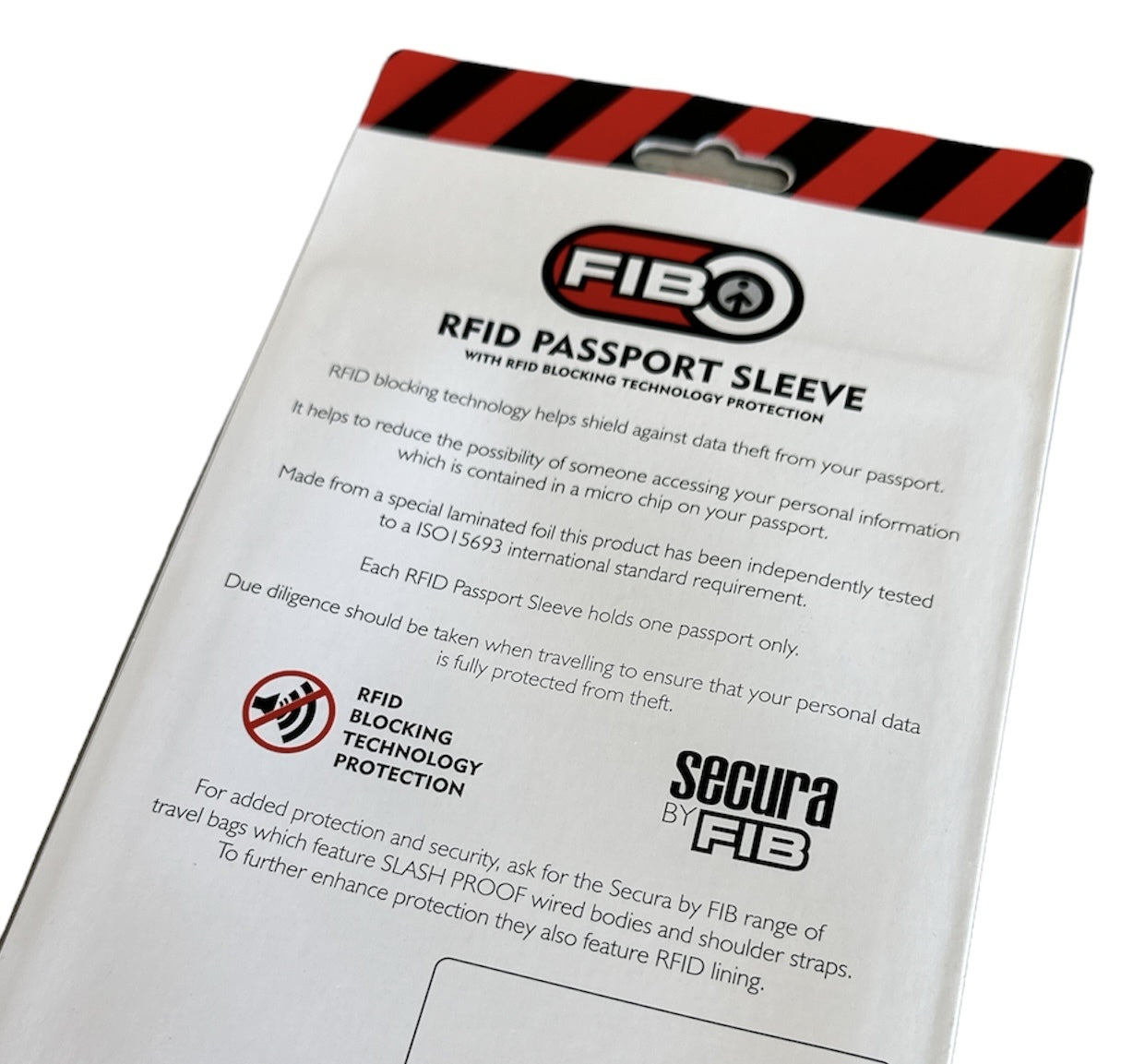 RFID Blocking Sleeve Secure Passport ID Protector Anti Thief Scan - White V563-A966-WHITE