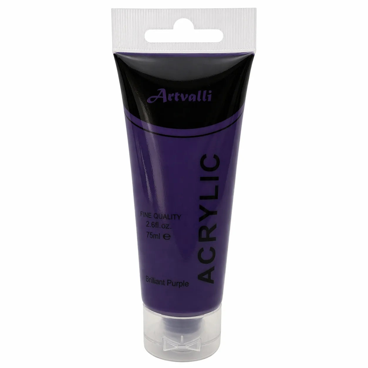 Acrylic Paint 75ml Tube Water Based Non Toxic Artist Craft - Brilliant Purple V563-ACRYLICPAINT-BRILANTPRPLE