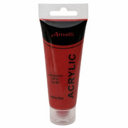 Acrylic Paint 75ml Tube Water Based Non Toxic Artist Craft - Brilliant Red V563-ACRYLICPAINT-BRILLIANTRED