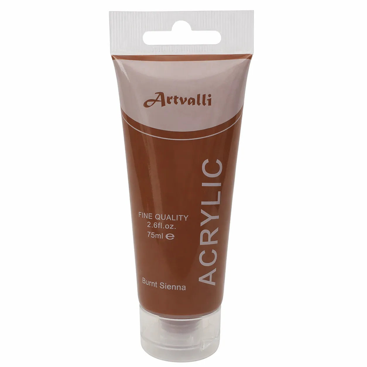 Acrylic Paint 75ml Tube Water Based Non Toxic Artist Craft - Burnt Sienna V563-ACRYLICPAINT-BURNTSIENNA