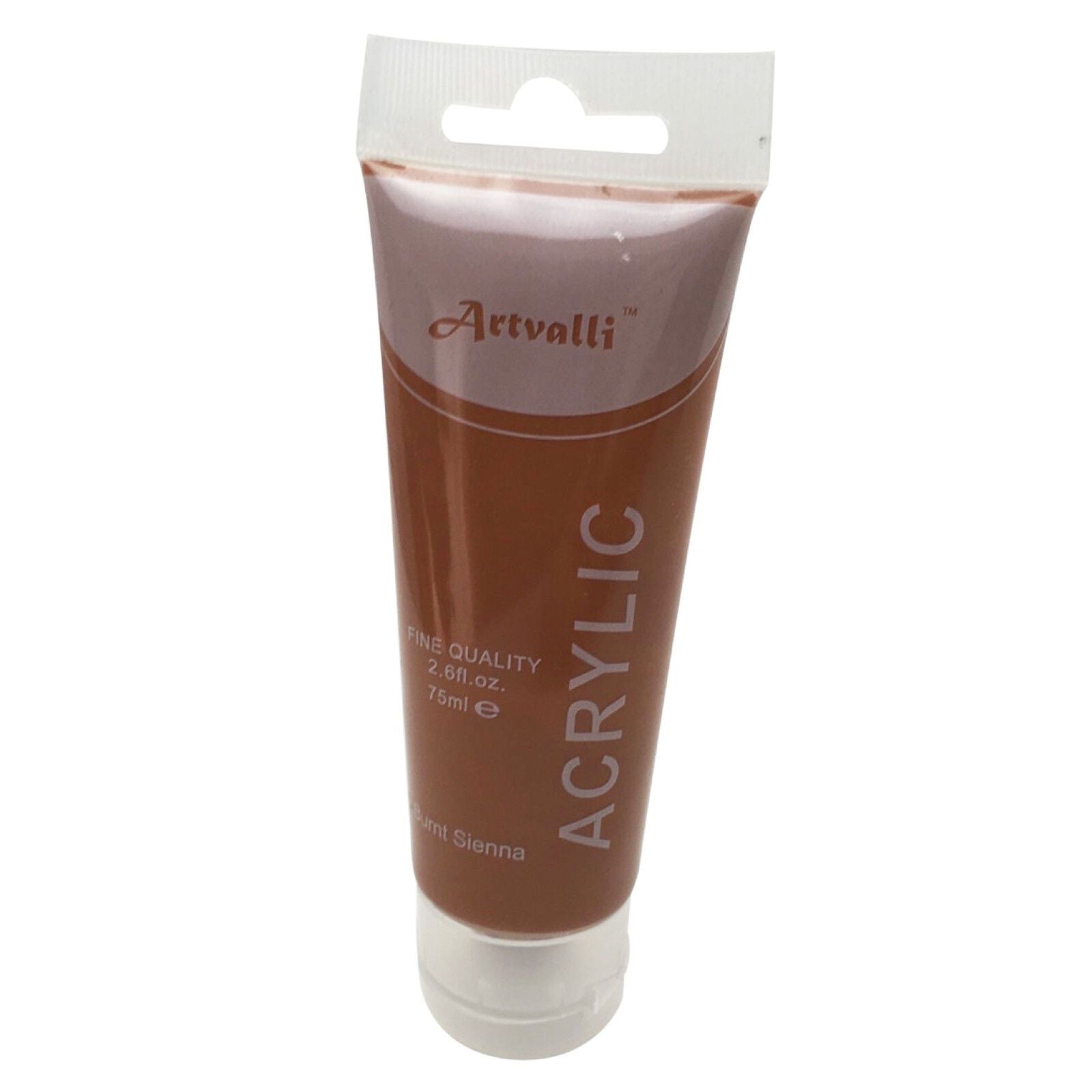 Acrylic Paint 75ml Tube Water Based Non Toxic Artist Craft - Burnt Sienna V563-ACRYLICPAINT-BURNTSIENNA