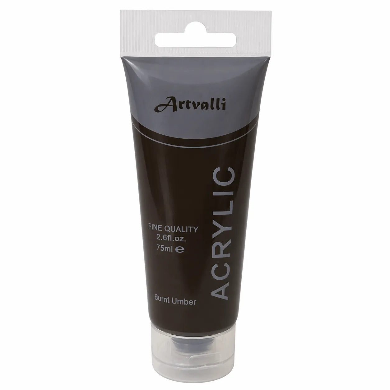 Acrylic Paint 75ml Tube Water Based Non Toxic Artist Craft - Burnt Umber V563-ACRYLICPAINT-BURNTUMBER