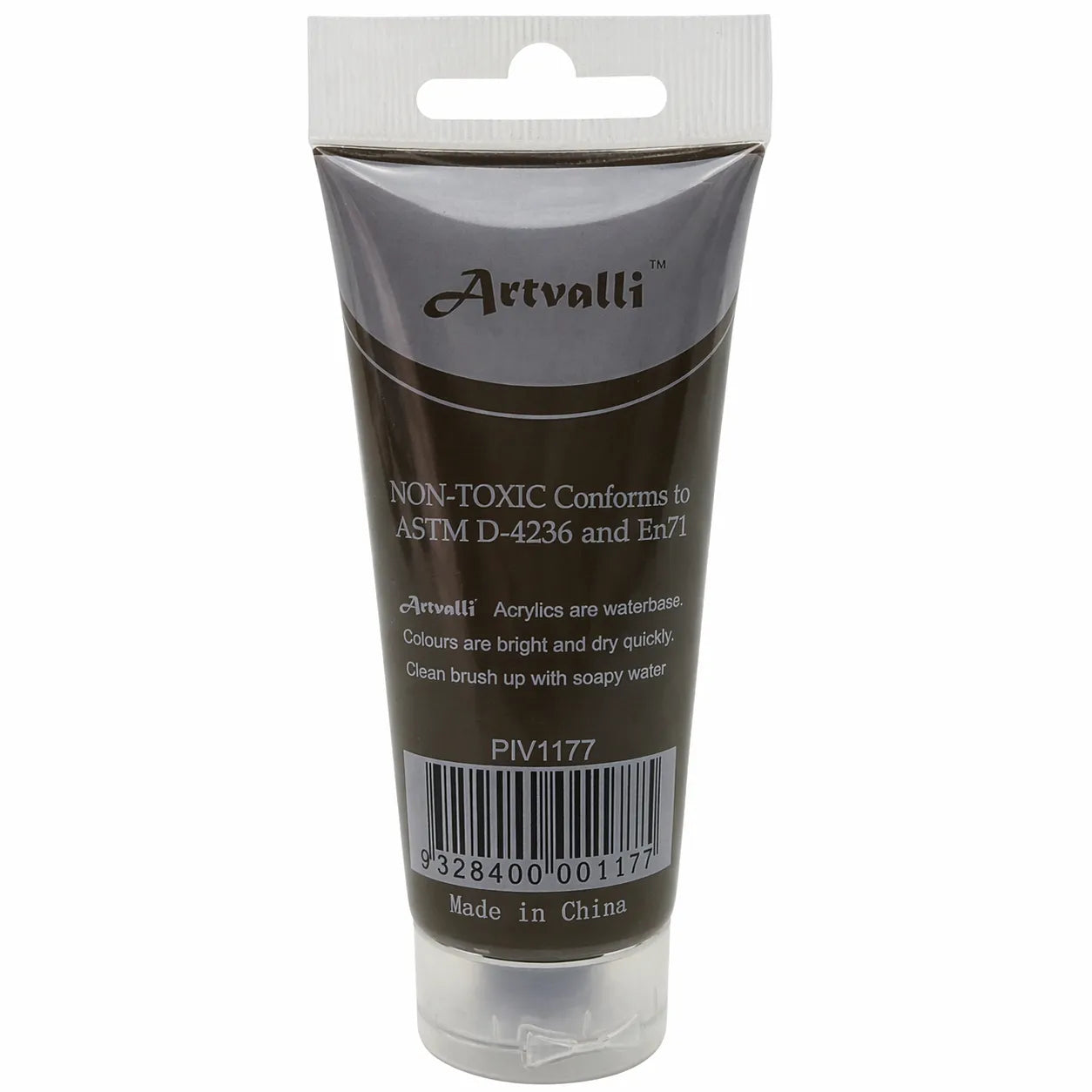 Acrylic Paint 75ml Tube Water Based Non Toxic Artist Craft - Burnt Umber V563-ACRYLICPAINT-BURNTUMBER
