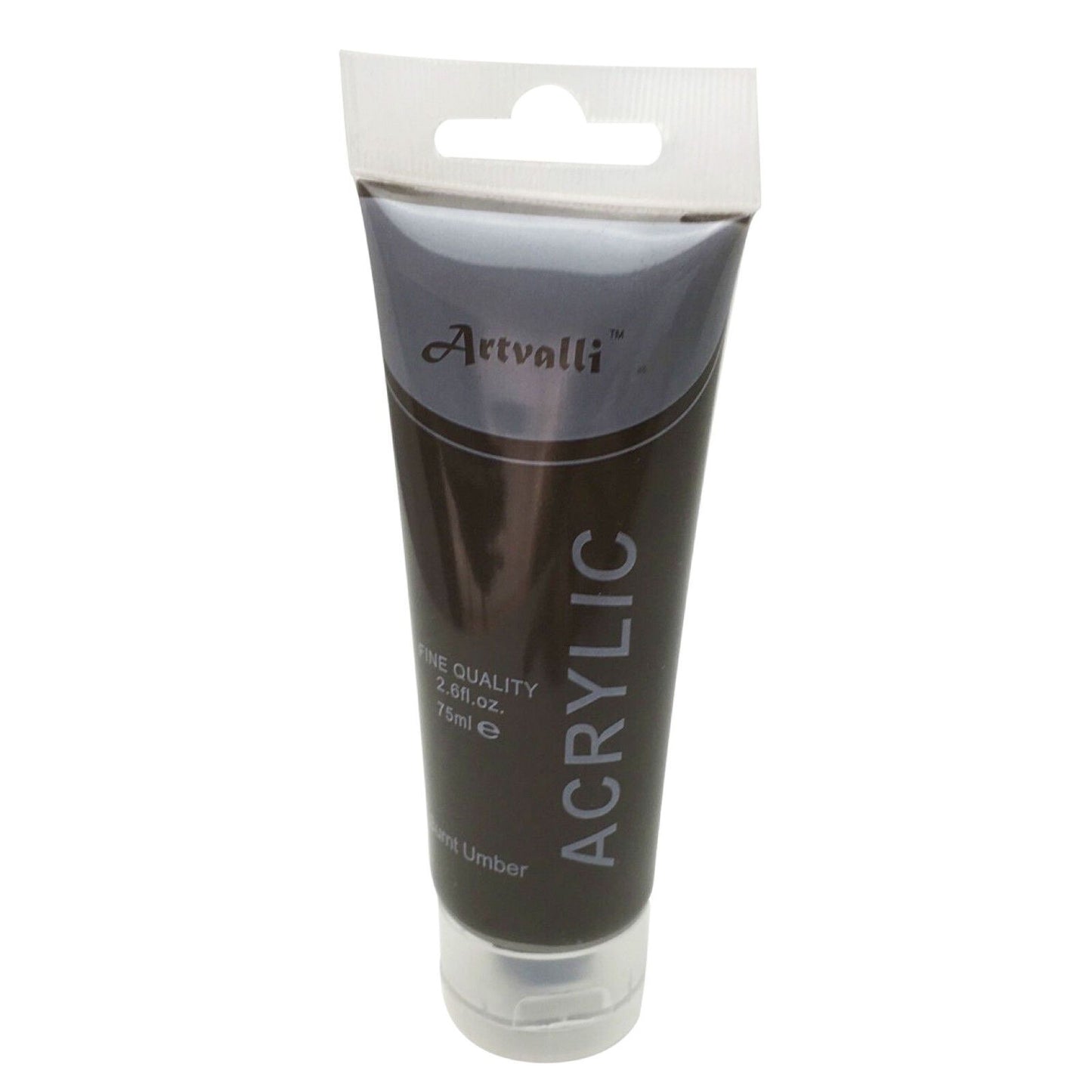 Acrylic Paint 75ml Tube Water Based Non Toxic Artist Craft - Burnt Umber V563-ACRYLICPAINT-BURNTUMBER