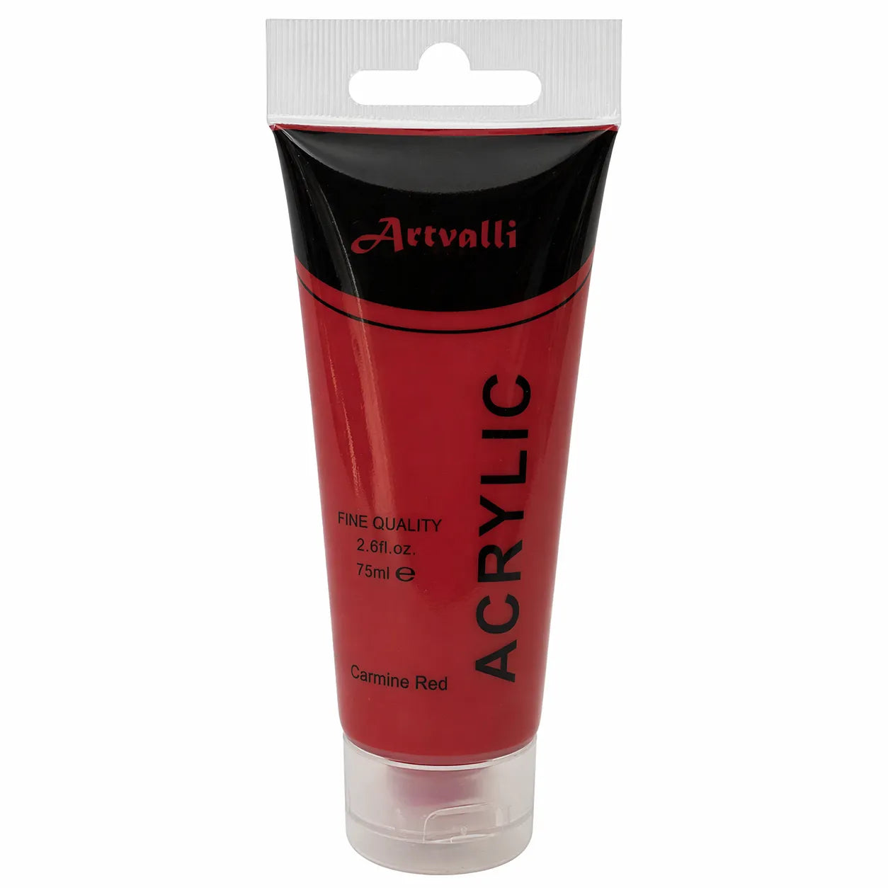 Acrylic Paint 75ml Tube Water Based Non Toxic Artist Craft - Carmine Red V563-ACRYLICPAINT-CARMINERED