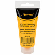 Acrylic Paint 75ml Tube Water Based Non Toxic Artist Craft - Medium Yellow V563-ACRYLICPAINT-MEDIUMYLW