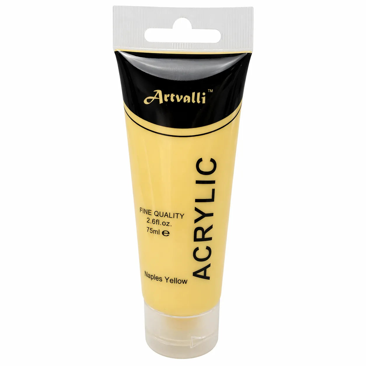 Acrylic Paint 75ml Tube Water Based Non Toxic Artist Craft - Naples Yellow V563-ACRYLICPAINT-NAPLESYLW