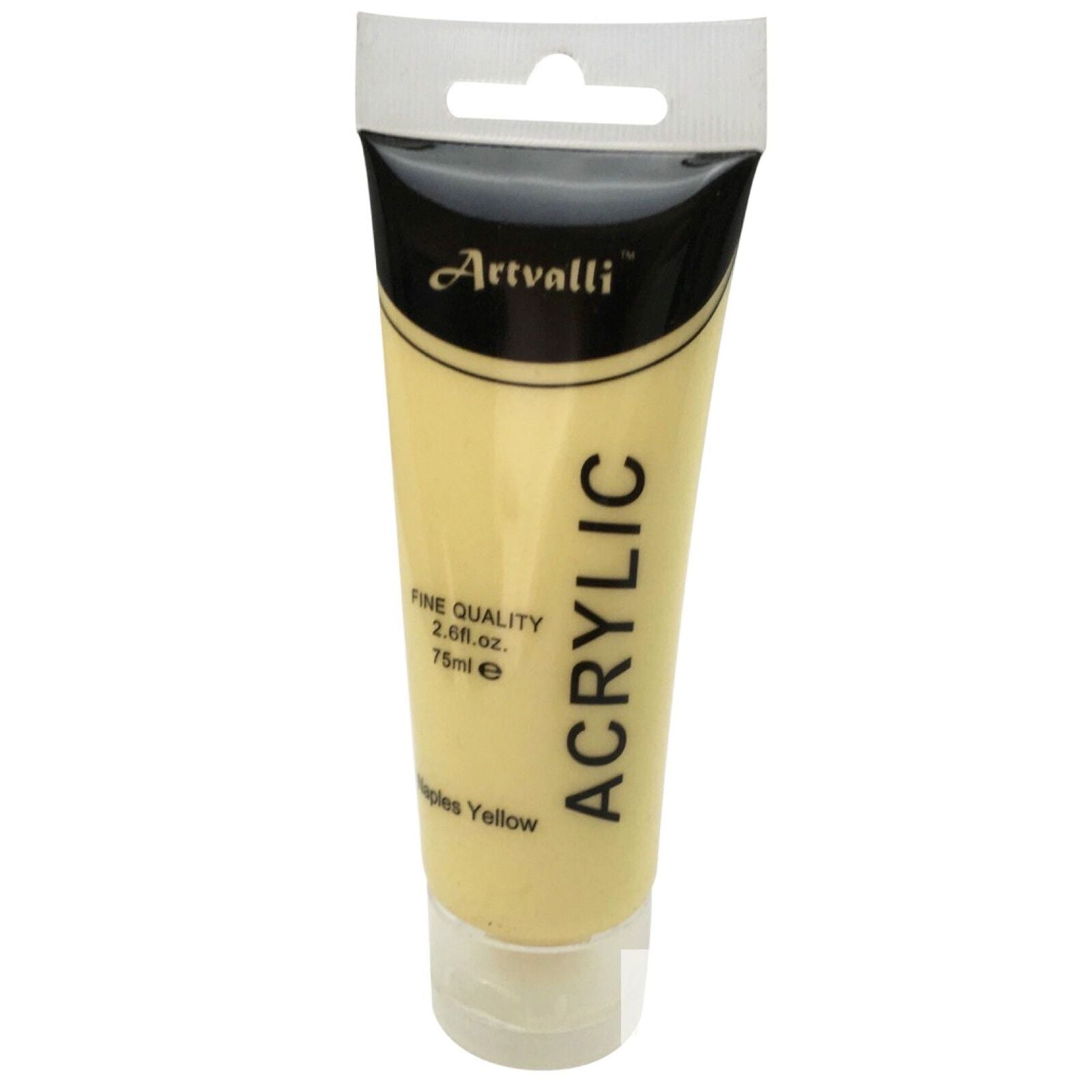 Acrylic Paint 75ml Tube Water Based Non Toxic Artist Craft - Naples Yellow V563-ACRYLICPAINT-NAPLESYLW