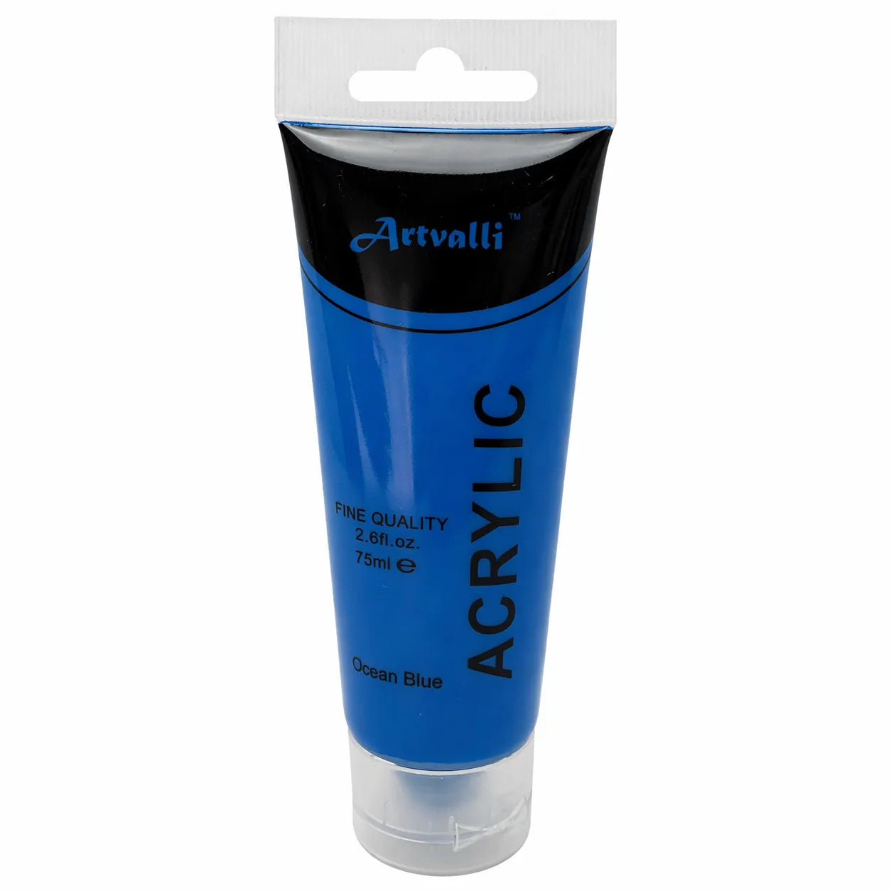 Acrylic Paint 75ml Tube Water Based Non Toxic Artist Craft - Ocean Blue V563-ACRYLICPAINT-OCEANBLU