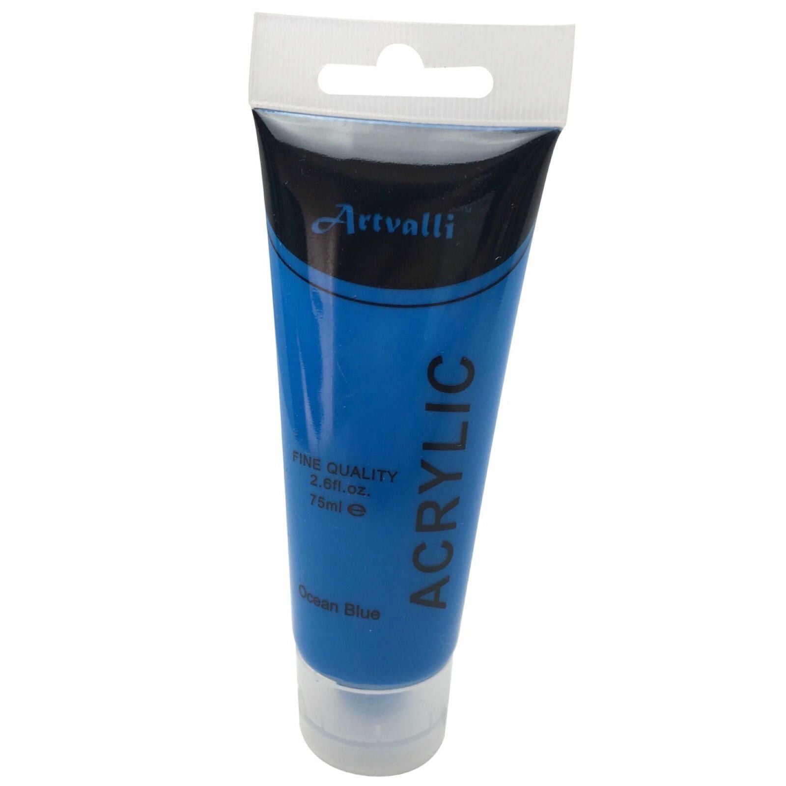 Acrylic Paint 75ml Tube Water Based Non Toxic Artist Craft - Ocean Blue V563-ACRYLICPAINT-OCEANBLU